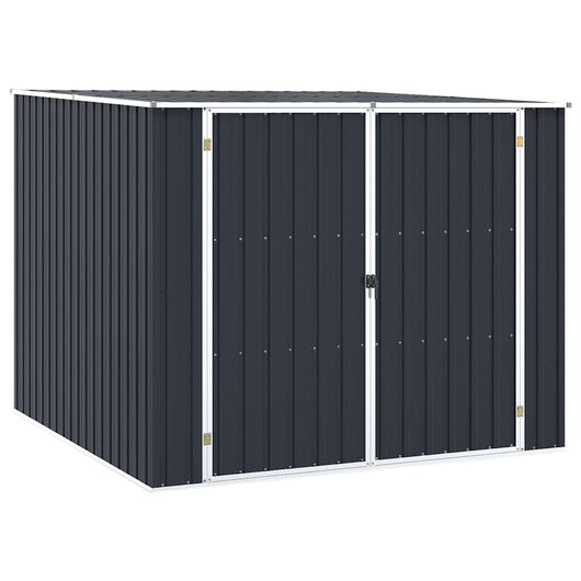 Capanno da Giardino Antracite 195x198x159 cm in Acciaio Zincato 46255