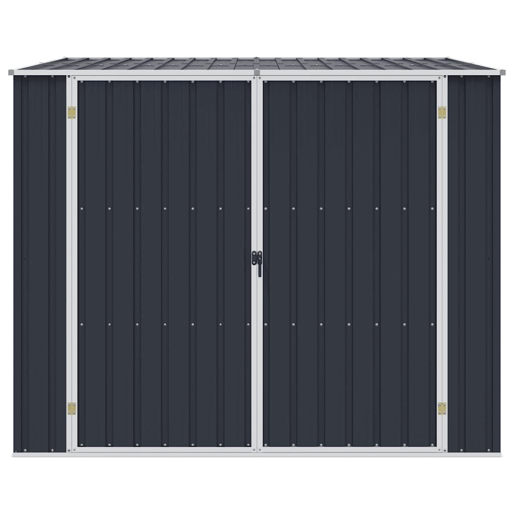 Capanno da Giardino Antracite 195x198x159 cm in Acciaio Zincato cod mxl 65894