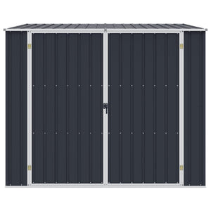 Capanno da Giardino Antracite 195x198x159 cm in Acciaio Zincato cod mxl 65894