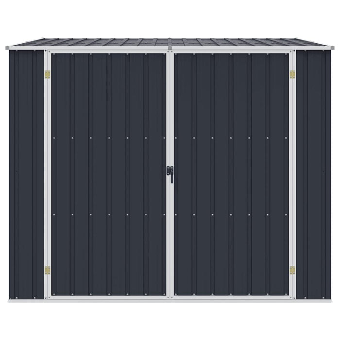 Capanno da Giardino Antracite 195x198x159 cm in Acciaio Zincato cod mxl 65894