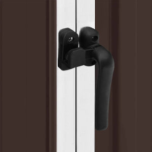 Capanno da Giardino Marrone 195x198x159 cm in Acciaio Zincato 46256