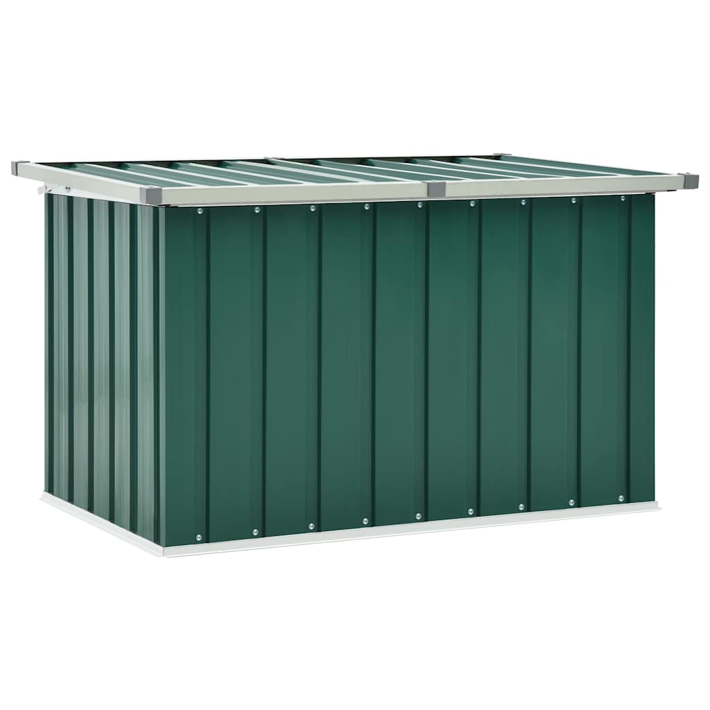 Baule da giardino verde 109x67x65 cm 46257