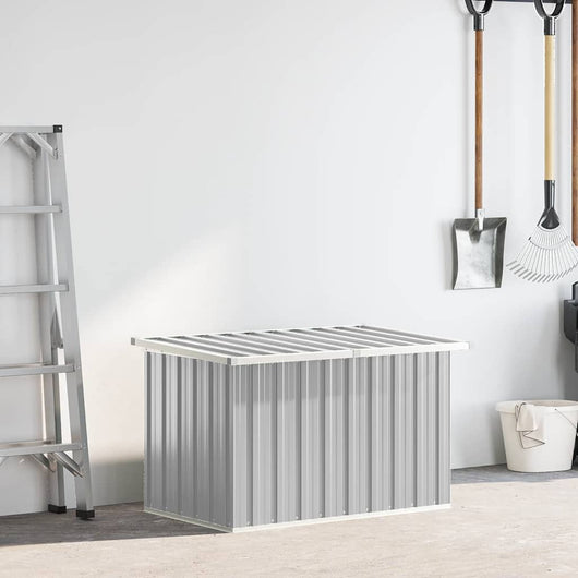 Baule da Giardino Grigio 109x67x65 cm 46258