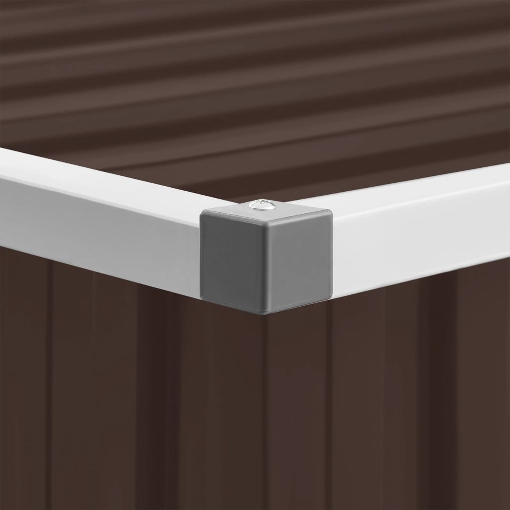 Cassetta portaoggetti per mobili da giardino 109 x 67 x 65 cm marrone 02_0013093