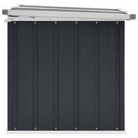 Baule da Giardino Antracite 129x67x65 cm 46263