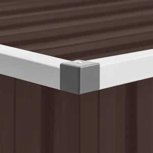 Cassetta portaoggetti per mobili da giardino 129 x 67 x 65 cm marrone 02_0013097