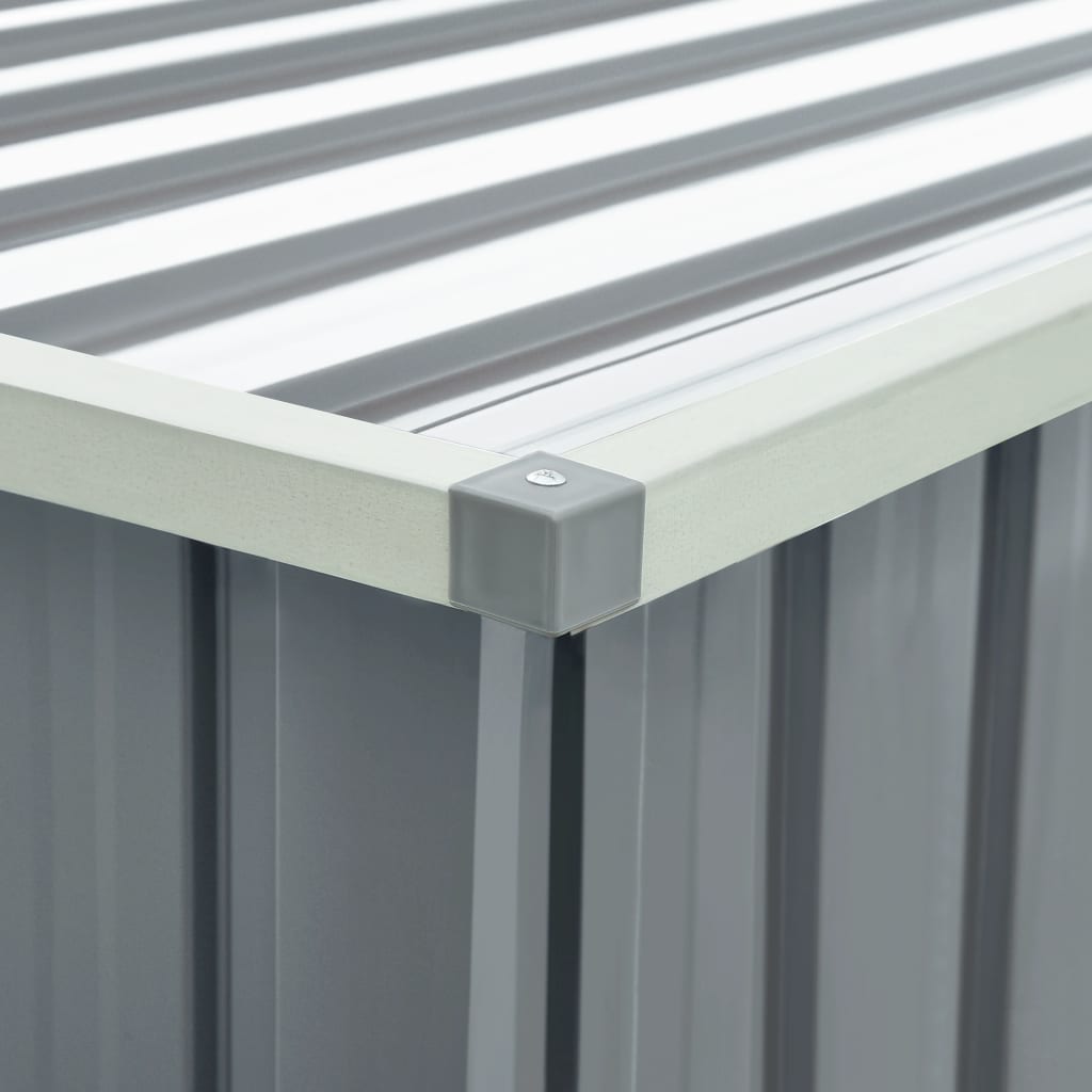 Cassetta portaoggetti per mobili da giardino grigia 171 x 99 x 93 cm 02_0013087