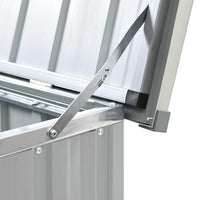 Baule da Giardino Grigio 171x99x93 cm 46270