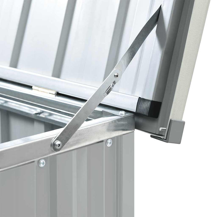 Baule da Giardino Grigio 171x99x93 cm 46270