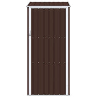 Capanno da Giardino Marrone 87x98x159 cm in Acciaio Zincato 46292