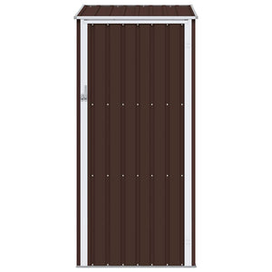 Capanno da Giardino Marrone 87x98x159 cm in Acciaio Zincato 46292