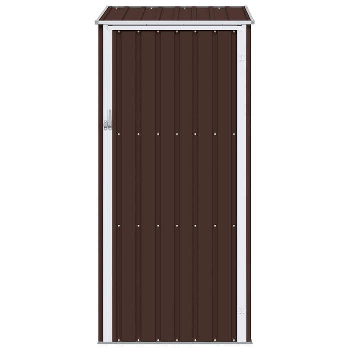 Capanno da Giardino Marrone 87x98x159 cm in Acciaio Zincato 46292