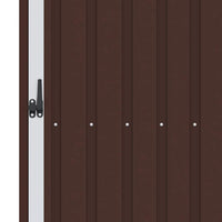 Capanno per Legna da Giardino 245x98x159 cm in Acciaio Zincato 46296