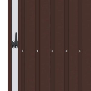 Capanno per Legna da Giardino 245x98x159 cm in Acciaio Zincato 46296