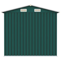 Capanno da Giardino Verde 205x129x183 cm in Acciaio Zincato  cod mxl 65843