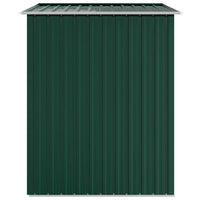 Capanno da Giardino Verde 205x129x183 cm in Acciaio Zincato 46297