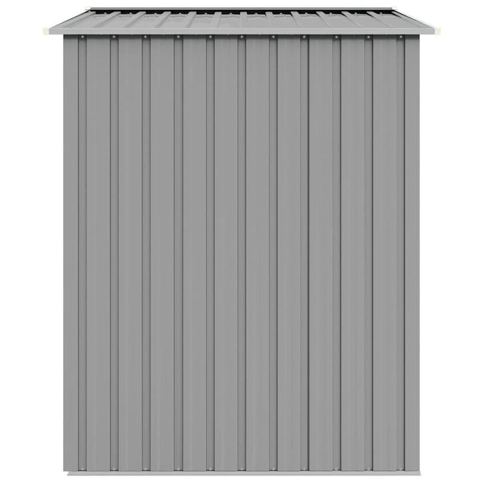 Capanno da Giardino Grigio 205x129x183 cm in Acciaio Zincato 46298