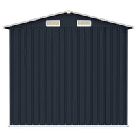 Casetta da giardino casetta per capanni casetta per ripostigli casetta per attrezzi da esterno robusta 205 x 129 x 183 cm acciaio zincato antracite 02_0022207