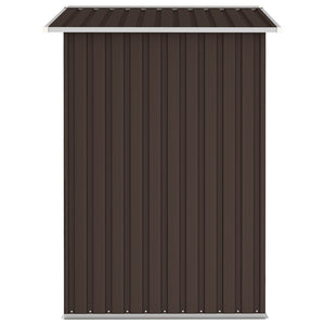 Capanno da Giardino Marrone 205x129x183 cm in Acciaio Zincato  cod mxl 65801