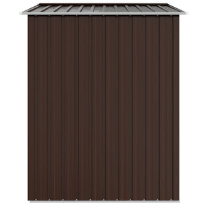 Capanno da Giardino Marrone 205x129x183 cm in Acciaio Zincato 46300