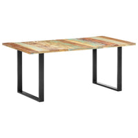 Tavolo da Pranzo 180x90x76 cm in Legno Massello di Recupero 285830
