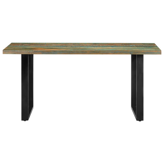 Tavolo da Pranzo 160x80x75 cm in Legno Massello di Recupero 285832