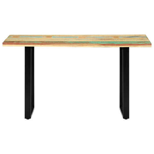 Tavolo da Pranzo 140x70x76 cm in Legno Massello di Recupero 285834