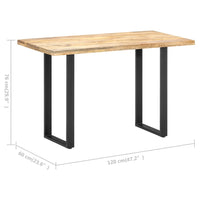 Tavolo da Pranzo 120x60x76 cm in Legno Massello di Mango 285837