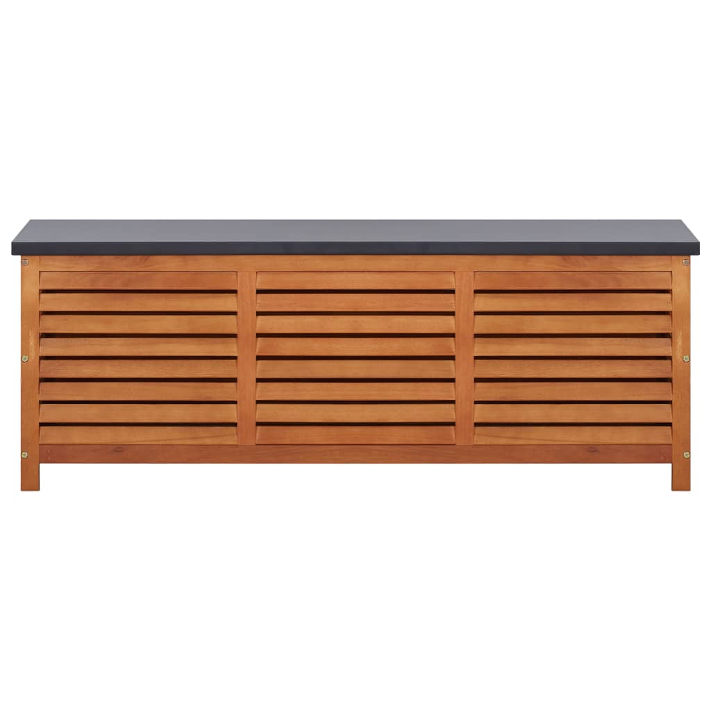 Cassetta portaoggetti per mobili da giardino 150 x 50 x 55 cm in massello di eucalipto 02_0013009