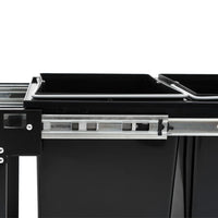 Cestino Estraibile per Mobile Cucina-Scaffale per Cucina Chiusura Ammortizzata 36L 290452