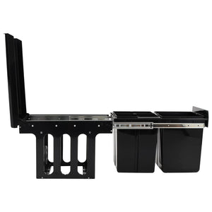 Pattumiera Estraibile per Mobile Cucina Eco 48 L Soft-Close cod mxl 51737