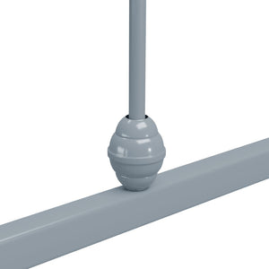 Giroletto Grigio in Metallo 180x200 cm 284509