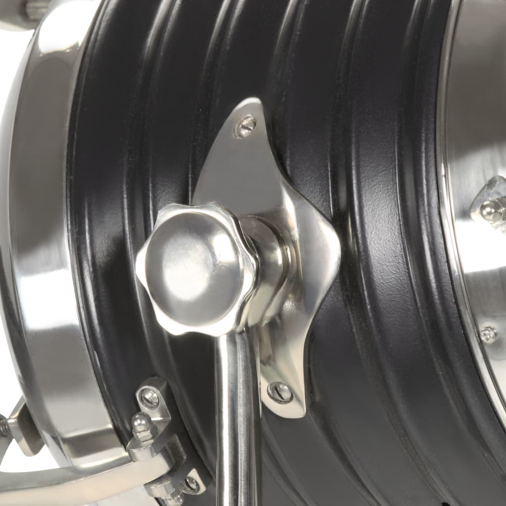 Lampada a Treppiede a Pavimento Nera in Legno di Mango 171 cm cod mxl 77148