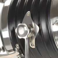 Lampada a Treppiede a Pavimento Nera in Legno di Mango 171 cm cod mxl 77148