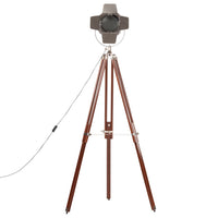 Lampada a Treppiede a Pavimento Legno Massello di Mango 180 cm cod mxl 65407