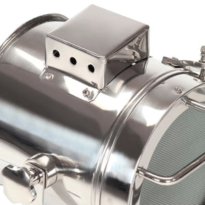 Lampada a Treppiede a Pavimento Nera in Legno di Mango 69 cm 286108