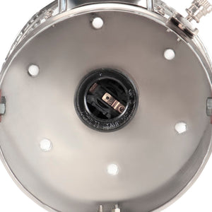 Lampada a Treppiede a Pavimento Nera in Legno di Mango 69 cm 286108