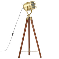 Lampada a Treppiede a Pavimento Legno Massello di Mango 97 cm cod mxl 71463