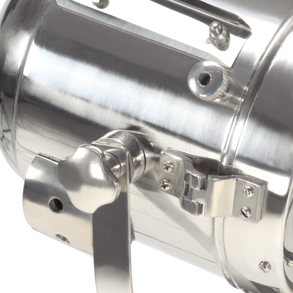 Lampada a Treppiede a Pavimento Nera in Legno di Mango 97 cm 286110