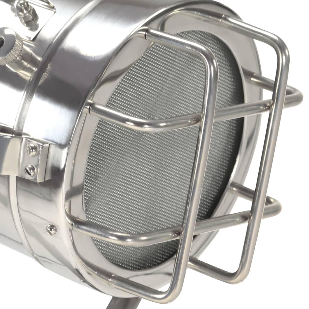 Lampada a Treppiede a Pavimento Nera in Legno di Mango 97 cm 286110