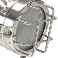 Lampada a Treppiede a Pavimento Nera in Legno di Mango 97 cm 286110