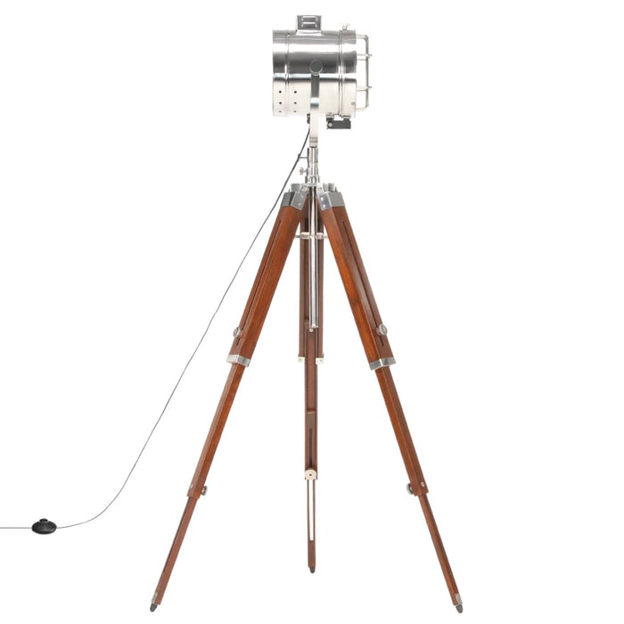 Lampada da Terra a Treppiede Legno Massello di Mango 165 cm 286113