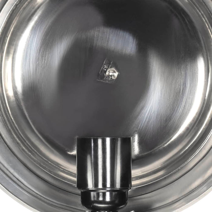 Lampada da Terra a Treppiede Legno Massello di Mango 165 cm 286113