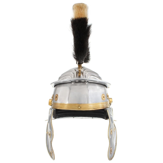 Elmo da Soldato Romano per LARP in Acciaio Argento 286119