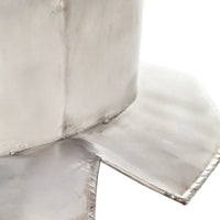 vidaXL Corazza da Cavaliere Medievale Replica LARP Argento in Acciaio