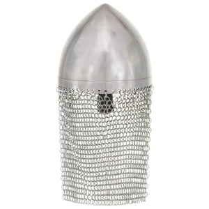 Elmo da Cavaliere Antico Replica LARP Argento in Acciaio 286211