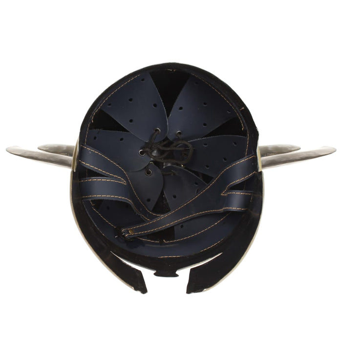 Elmo da Guerriero Greco Antico per LARP in Acciaio Ottone cod mxl 61548