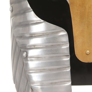 Elmo da Cavaliere Medievale Fantasia LARP Argento in Acciaio cod mxl 65221