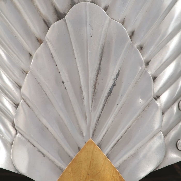 Elmo da Cavaliere Medievale Fantasia LARP Argento in Acciaio cod mxl 65221