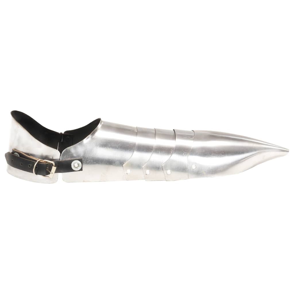 Scarpe d'Armi per Cavalieri Medievali LARP Argento in Acciaio 286238